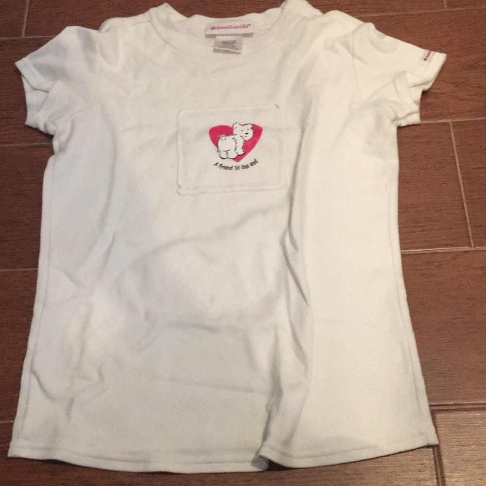 White American Girl short sleeved shirt